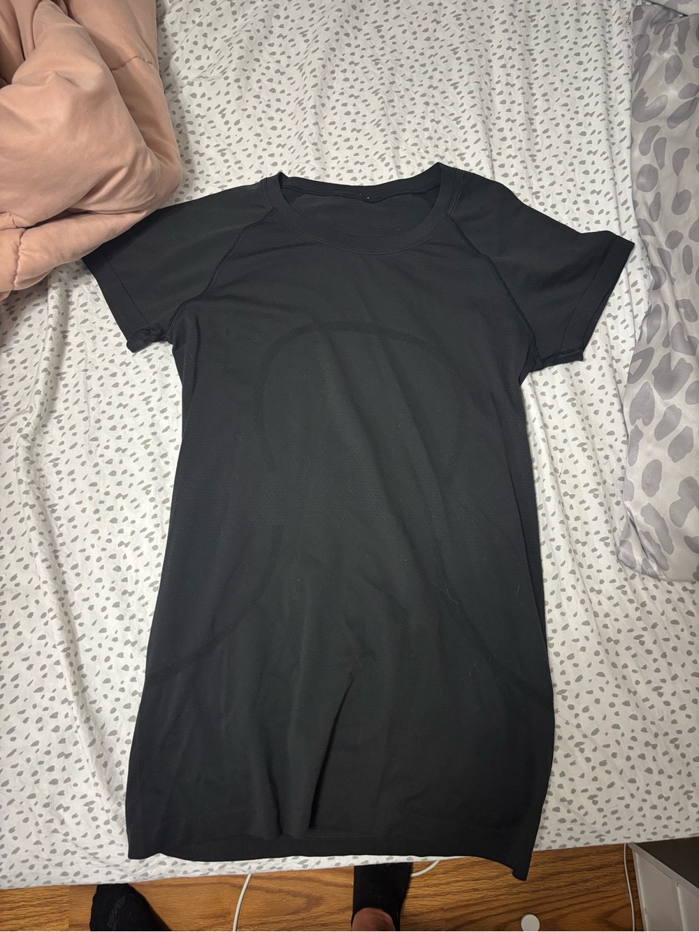 lululemon athletica Black Short Sleeve Performance Dress